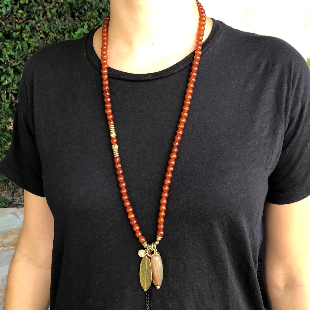 Long Beaded Necklace